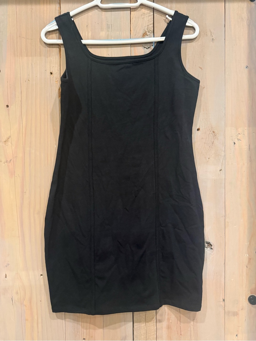 wild fable - Black Tank Dress with Panel Seams